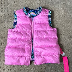 Brand new Girls Large Lilly Pulitzer Amani Reversible Vest